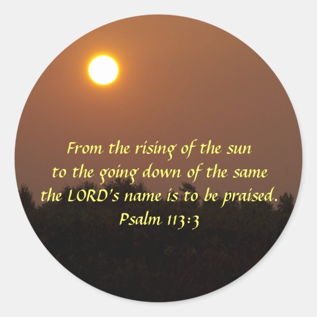 Adesivo Redondo Amanhecer no final de junho (Frente)