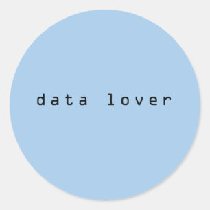 Adesivo Redondo Amante de dados, adoro dados