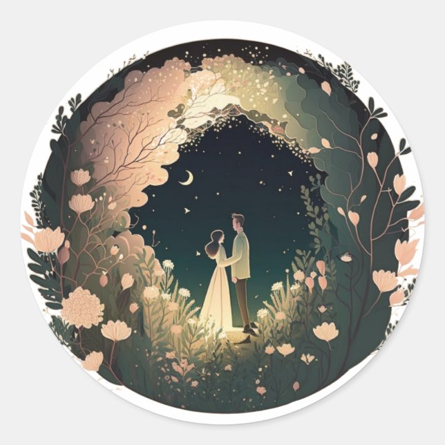 Adesivo Redondo amante de reboque (Frente)