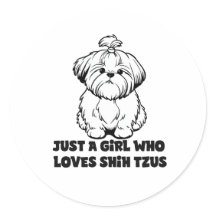 Amante de Shih Tzu Menina – Design de Cachorro de 