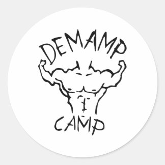 Adesivo Redondo Amante do Treino do Demamp Camp