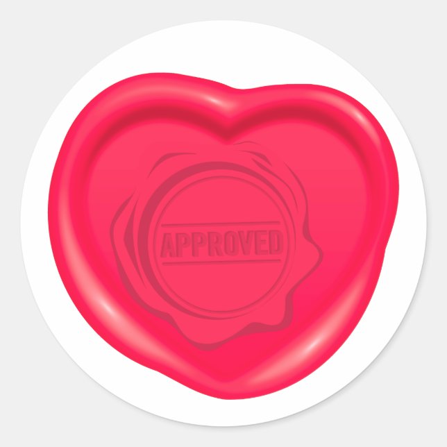 Adesivo Redondo Amantes de selos de cera (Frente)