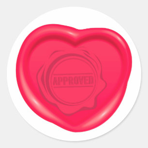 Adesivo Redondo Amantes de selos de cera