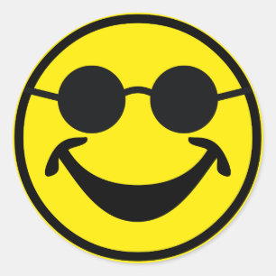 Adesivo Redondo Amarelo cego + seu backg. & ideias