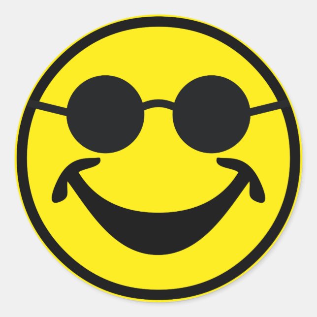 Adesivo Redondo Amarelo cego + seu dorso. & ideias (Frente)