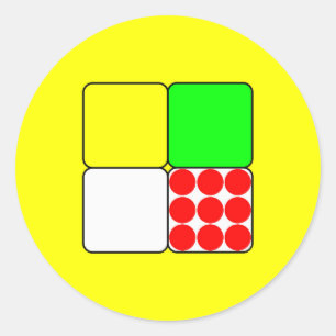 Adesivo Redondo Amarelo dos jérseis 3 de Tour de France