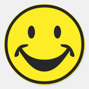 Adesivo Redondo Amarelo engraçado + seu traseiro. & ideias