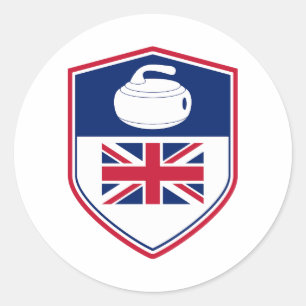 Adesivo Redondo Amarra de Pedra de Gelo