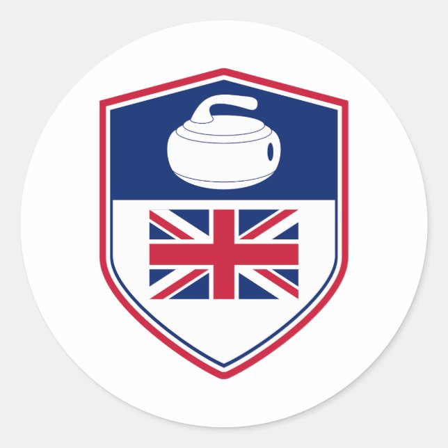 Adesivo Redondo Amarra de Pedra de Gelo (Frente)