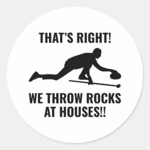 Adesivo Redondo Amarra de Pedra de Gelo