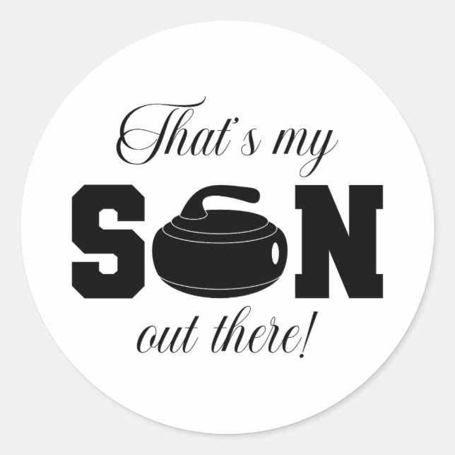 Adesivo Redondo Amarra de Pedra de Gelo (Frente)