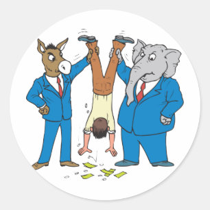 Adesivo Redondo Ambas as Partes Sujam