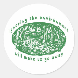 Adesivo Redondo Ambiental