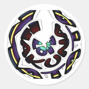 Adesivo Redondo Ame Hakuna Matata adoráveis presentes