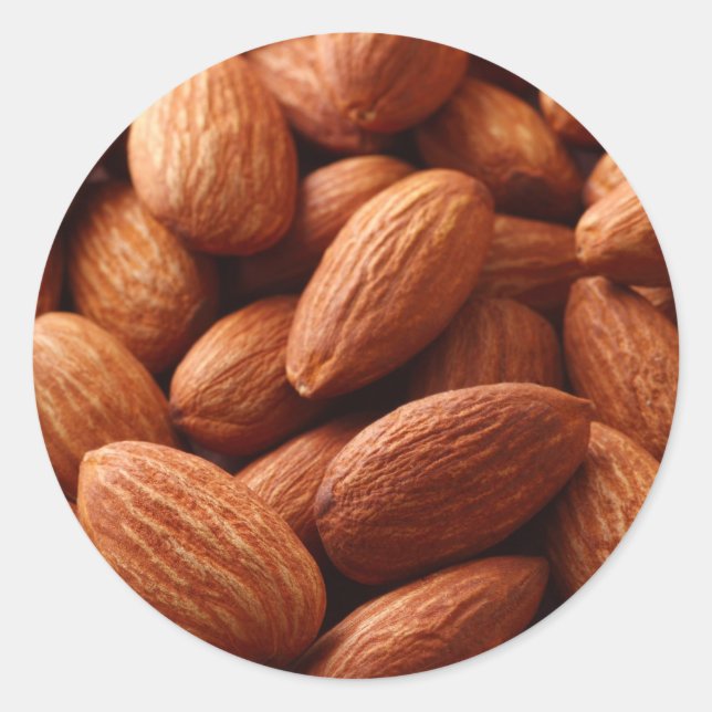 Adesivo Redondo Amêndoa (Frente)