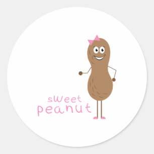 Adesivo Redondo Amendoim doce