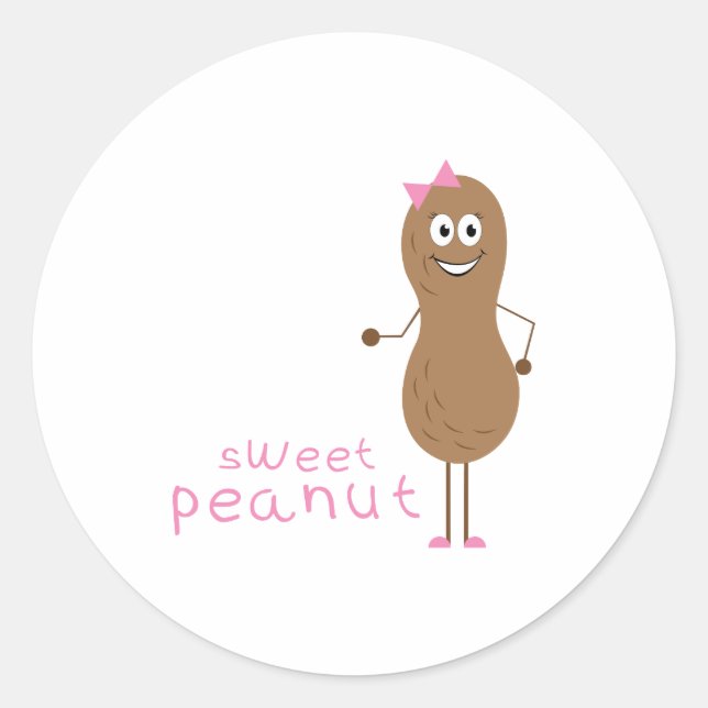 Adesivo Redondo Amendoim doce (Frente)