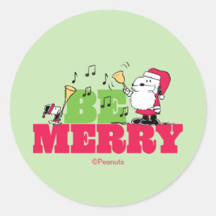 Adesivo Redondo Amendoins   Feliz Natal