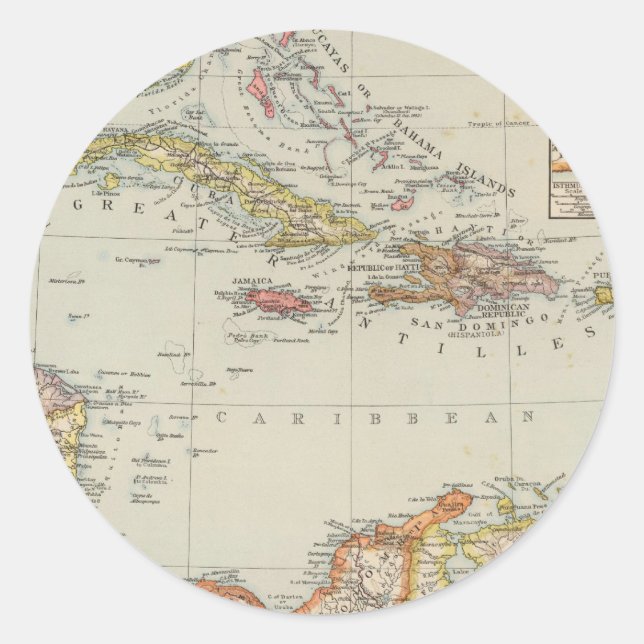 Adesivo Redondo América Central 2 (Frente)