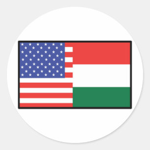 Adesivo Redondo América Hungria