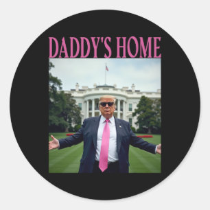 Adesivo Redondo American Made Trump Merchandise - Tru residencial