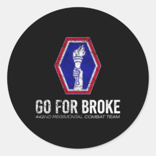 Adesivo Redondo American Marauder 442ª Equipe de Combate Regital