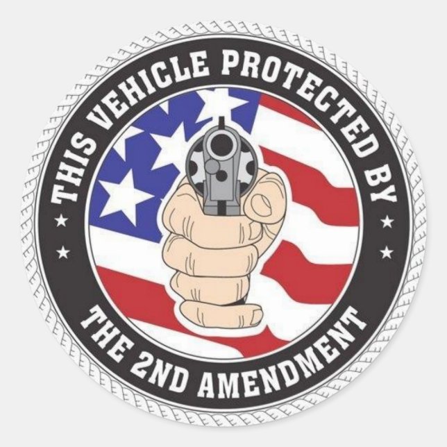 ADESIVO REDONDO AMERICANO AMOR DA CONSTITUIÇÃO (Frente)