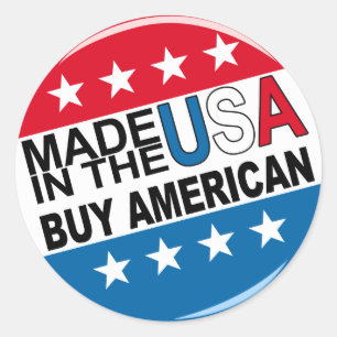 Adesivo Redondo Americano do comprar - feito nos EUA