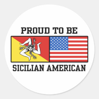 Adesivo Redondo Americano siciliano