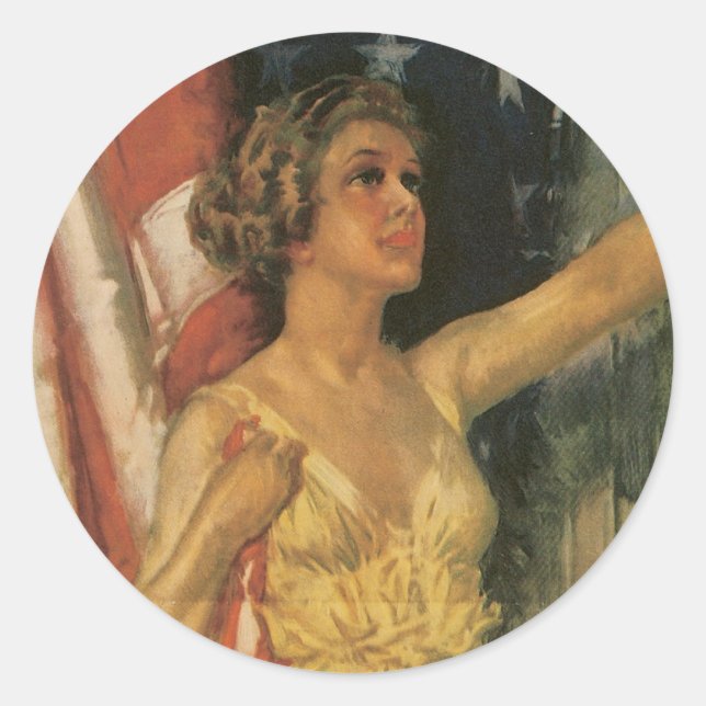 Adesivo Redondo Americanos Todos (Frente)