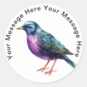 Adesivo Redondo Amido europeu