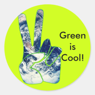 Adesivo Redondo Amigo da Terra