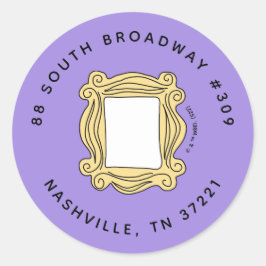 Adesivo Redondo AMIGOS™ | Aniversário de Perfuração