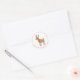 Adesivo Redondo Amigos do inverno | Feriado de renas (Envelope)