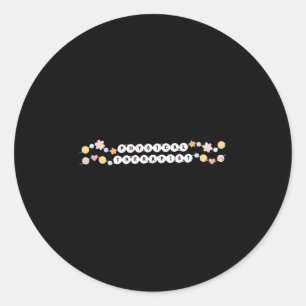 Adesivo Redondo Amizade Terapêutica Física Bracelet Pt Pta Ther