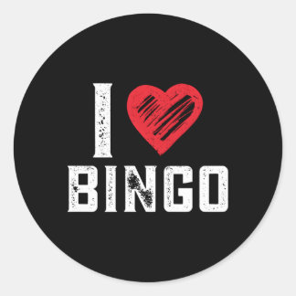Adesivo Redondo Amo Bingo Bingo Bingo Bingo