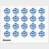 Amo Grécia & Coração, bandeira grega viagem / espo