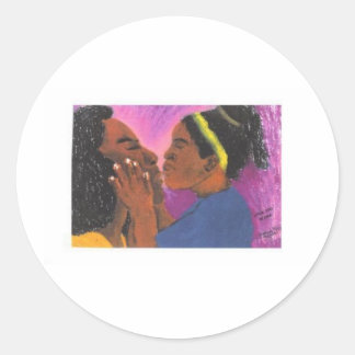 Adesivo Redondo Amo-Te Mãe