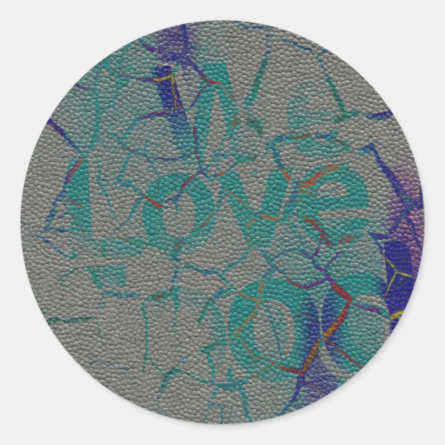 Adesivo Redondo Amor (Frente)