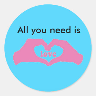 Adesivo Redondo Amor