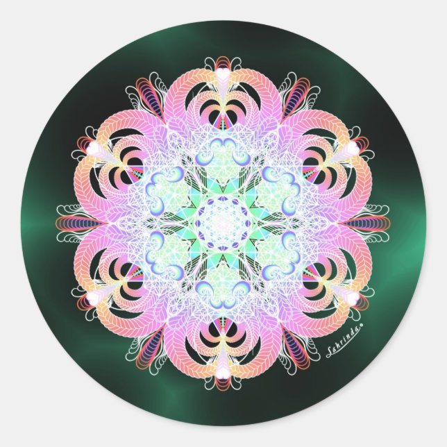 Adesivo Redondo Amor (Frente)