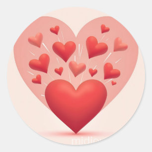 Adesivo Redondo amor