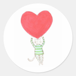 Adesivo Redondo amor, amour, amore