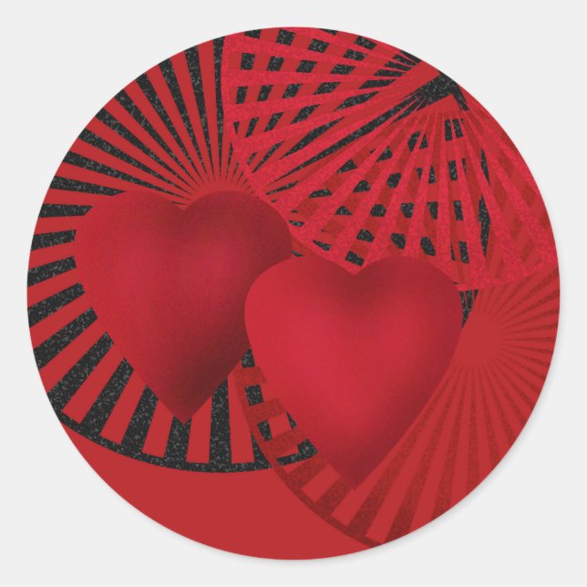 Adesivo Redondo Amor, Casamento (Frente)