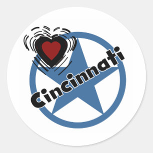 Adesivo Redondo Amor Cincinnati