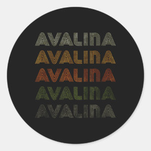 Adesivo Redondo Amor Coração Avalina Tee Grunge Estilo Vintage Pre