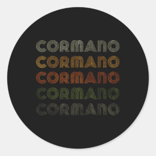 Adesivo Redondo Amor Cormano Tee Grunge Vintage Style Black