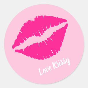 Adesivo Redondo Amor Da Festa Do Chá de panela