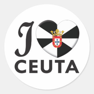 Adesivo Redondo Amor de Ceuta