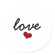 amor de coração vermelho